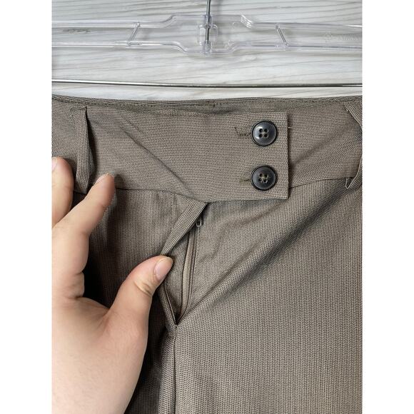 Apt 9 Pants Womens 14 Brown Dress Slacks Straight Leg Stretch Career Work - Picture 2 of 13